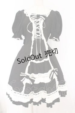 画像1: To Alice / ロリータドールワンピース L クロ O-26-03-12-1004-LO-OP-YM-OS