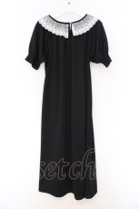 画像3: m petit by misako / レース襟ワンピース S クロ×シロ O-26-03-12-1043-LO-OP-IG-OS (3)