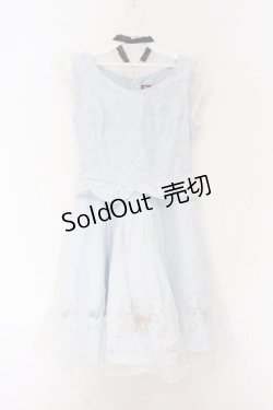 画像1: Secret Honey / チョーカー付きオーガンジーワンピース(クラシックシンデレラver.) 2 サックス O-26-03-12-1045-CA-OP-IG-OS