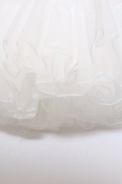 画像2: Wunderwelt / オリジナルふわふわロングパニエ  シロ O-26-03-12-1047-EL-SK-IG-OS