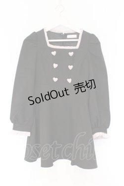 画像1: pium / 2026 NEW YEAR'S BAG OUTER SET B ワンピース単品  クロ×ピンク O-26-03-12-1051-0-OP-IG-OS