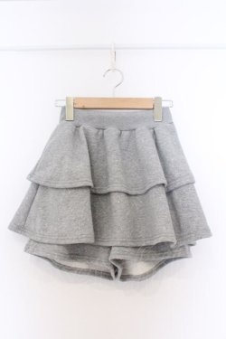 画像1: evelyn / ロゴビジュースウェットセット ボトムス単品  グレー O-26-03-12-1053-LO-SK-IG-OS