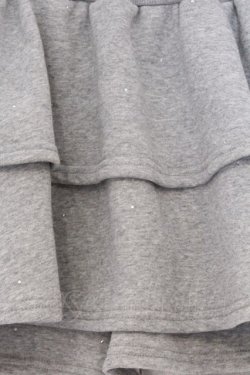 画像2: evelyn / ロゴビジュースウェットセット ボトムス単品  グレー O-26-03-12-1053-LO-SK-IG-OS