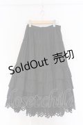 Victorian maiden / コットンフリルペチコート  クロ O-26-03-12-1056-CL-SK-OW-OS