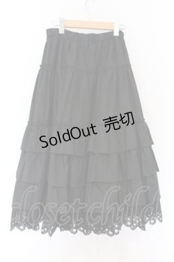 画像3: Victorian maiden / コットンフリルペチコート  クロ O-26-03-12-1056-CL-SK-OW-OS