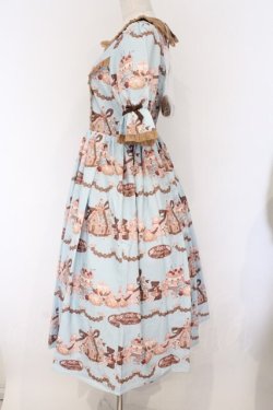 画像3: axes femme kawaii / お菓子の家柄ワンピース M ミント O-26-03-12-1005-AX-BL-IG-OS