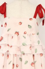 画像2: Maison de minette / La Fraise de Minette Camisole Dress（ラフレーズ ド ミネット キャミソールワンピース）  ピンク O-26-03-12-1007-LO-OP-IG-OS (2)