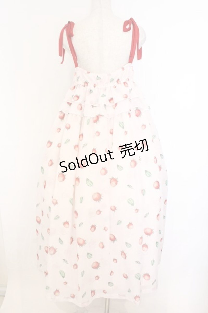 画像4: Maison de minette / La Fraise de Minette Camisole Dress（ラフレーズ ド ミネット キャミソールワンピース）  ピンク O-26-03-12-1007-LO-OP-IG-OS (4)