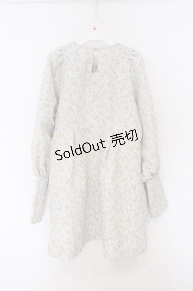 画像4: merry jenny / ジャガードフレアミニワンピース  アイボリー O-26-03-12-1008-LO-OP-IG-OS (4)