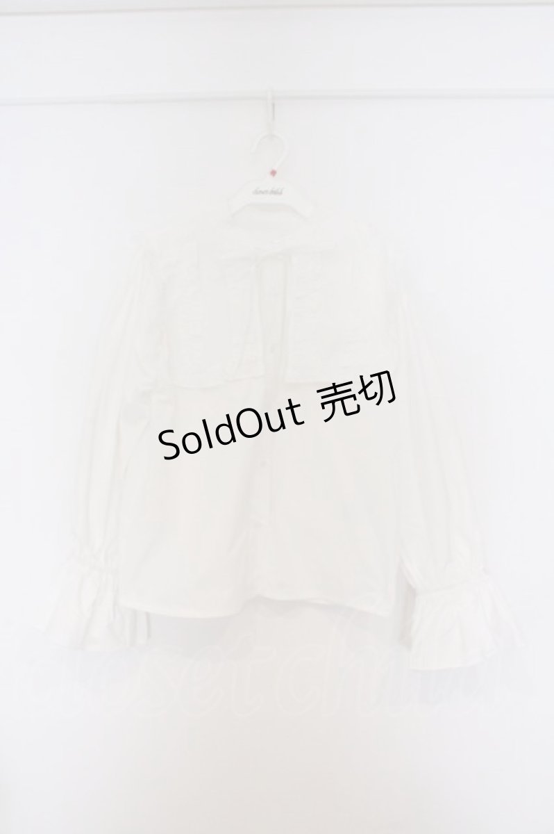 画像1: merry jenny / frill frillキャンディーブラウス  シロ O-26-03-12-1009-LO-BL-IG-OS (1)