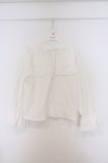 画像1: merry jenny / frill frillキャンディーブラウス  シロ O-26-03-12-1009-LO-BL-IG-OS (1)