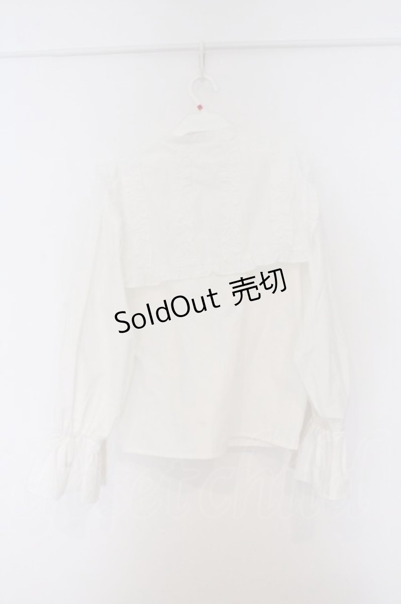 画像3: merry jenny / frill frillキャンディーブラウス  シロ O-26-03-12-1009-LO-BL-IG-OS (3)