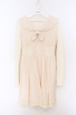 画像1: LIZ LISA / 鉤針×ファーワンピース  アイボリー O-26-03-12-1011-LO-OP-IG-ZT520 (1)