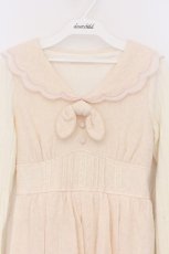 画像2: LIZ LISA / 鉤針×ファーワンピース  アイボリー O-26-03-12-1011-LO-OP-IG-ZT520 (2)