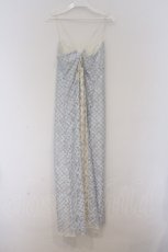 画像3: merry jenny / flower × check キャミワンピース  アイボリー×サックス×イエロー O-26-03-12-1014-LO-OP-IG-OS (3)