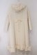 画像4: PINK HOUSE / フリルフード付きキルティングロングコート  アイボリー O-26-03-12-1016-LO-CO-IG-OS (4)