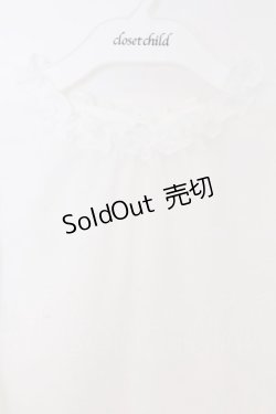 画像2: Maison de minette / frill sleeve blouse(フリルスリーブブラウス) M シロ O-26-03-12-1017-LO-BL-IG-OS