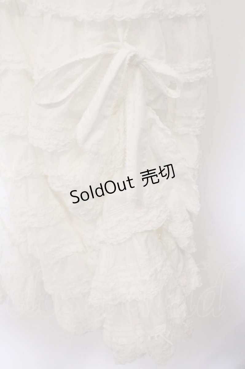 画像3: PINK HOUSE / たくし上げリボン付きワンピース  シロ O-26-03-12-1018-LO-OP-IG-OS (3)