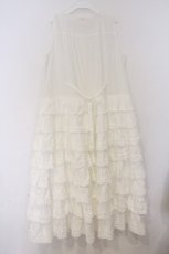 画像4: PINK HOUSE / たくし上げリボン付きワンピース  シロ O-26-03-12-1018-LO-OP-IG-OS (4)