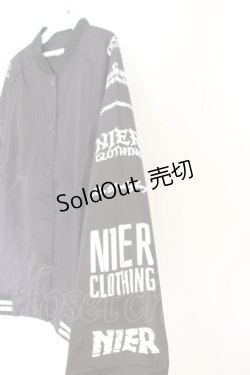 画像2: NieR Clothing / 内ポケット付き高品質 BLOUSON JACKET【GAS MASK】 ジャケット  ブラック O-26-03-12-1023-PU-JA-IG-OS