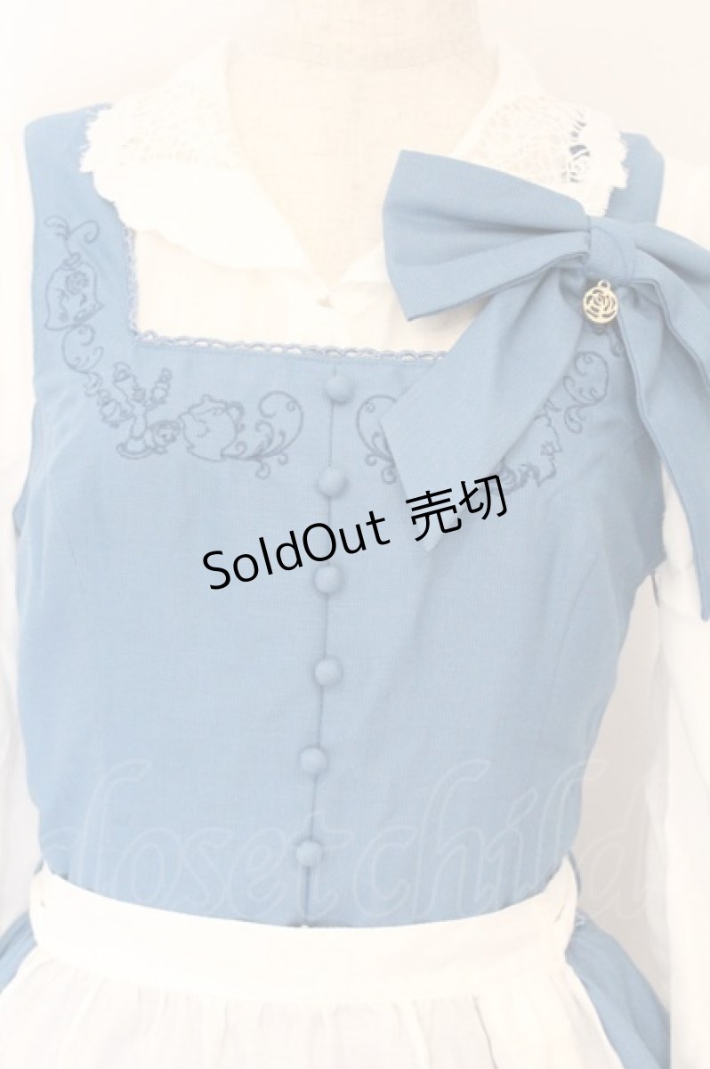 画像2: Secret Honey / Little town Dress （Beauty and the Beast ver. ドレス 8 ブルー×ホワイト O-26-03-12-1003-CA-OP-IG-OS (2)