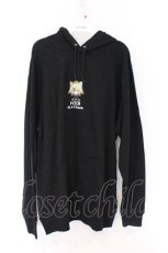 画像1: NieR Clothing / プリントパーカー  ブラック ビットキャラクター O-26-03-12-1026-PU-TO-IG-OS (1)