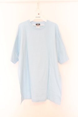 画像1: NieR Clothing / プリントTシャツ XL サックス　バックガールプリント O-26-03-12-1028-PU-TS-IG-OS