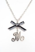 MILK / ロゴリボンネックレス  シルバー O-26-03-12-007-ML-AC-OW-OS