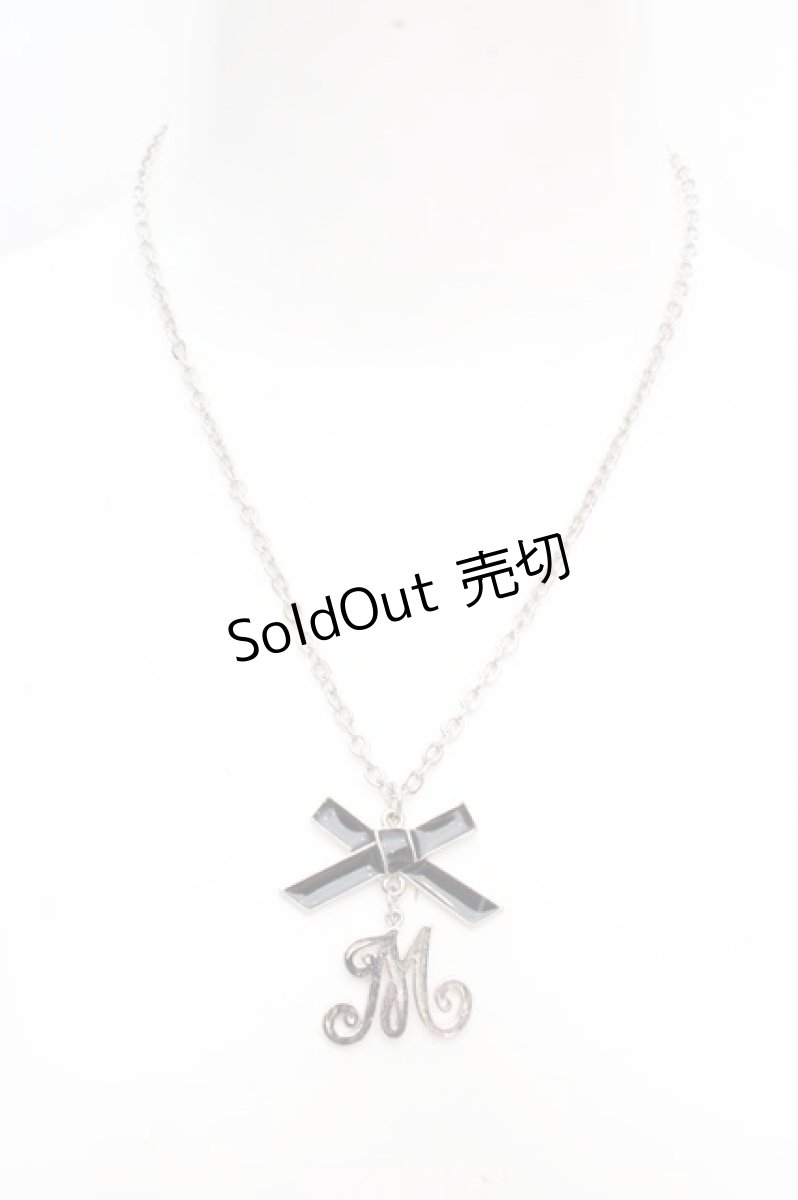 画像2: MILK / ロゴリボンネックレス  シルバー O-26-03-12-007-ML-AC-OW-ZT649-F004 (2)
