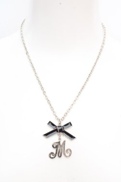 画像2: MILK / ロゴリボンネックレス  シルバー O-26-03-12-007-ML-AC-OW-OS