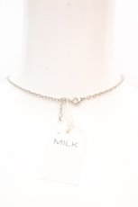 画像3: MILK / ロゴリボンネックレス  シルバー O-26-03-12-007-ML-AC-OW-ZT649-F004 (3)