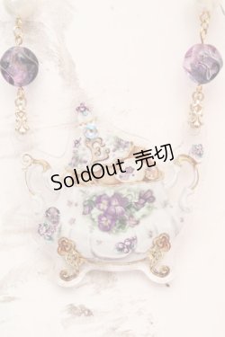 画像2: Enchantlic Enchantilly / すみれのお茶会　ネックレス  バイオレット O-26-03-12-010-LO-AC-OW-OS