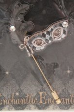 画像2: Enchantlic Enchantilly / マスカレード・ハットピン  クロ O-26-03-12-014-LO-AC-OW-ZT0314J (2)