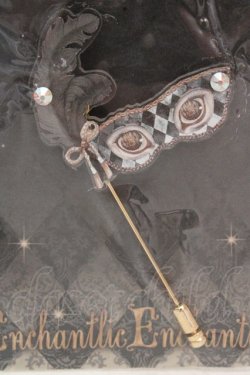 画像2: Enchantlic Enchantilly / マスカレード・ハットピン  クロ O-26-03-12-014-LO-AC-OW-OS