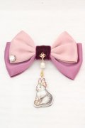 Enchantlic Enchantilly / うさぎリボンブローチ  ラベンダー O-26-03-12-019-LO-AC-OW-OS