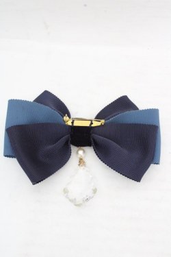 画像3: Enchantlic Enchantilly / クリアモチーフリボンブローチ  ネイビー O-26-03-12-025-LO-AC-OW-OS