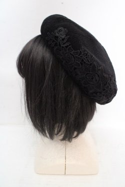 画像1: m petit by misako / TT*AMレースサーモベレー 57.5cm クロ O-26-03-12-003-LO-AC-OW-OS