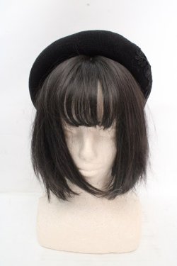 画像2: m petit by misako / TT*AMレースサーモベレー 57.5cm クロ O-26-03-12-003-LO-AC-OW-OS