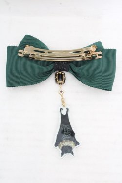 画像3: Enchantlic Enchantilly / コウモリ公爵リボンバレッタ  グリーン O-26-03-12-030-LO-AC-OW-OS