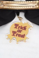 画像4: Enchantlic Enchantilly / ジャックオーランタンリボンバレッタ  クロ O-26-03-12-031-LO-AC-OW-ZT649-F003 (4)