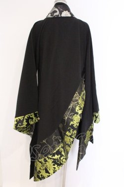 画像6: Qutie Frash / アシメ着物カーデ  ブラック O-26-03-13-002-QU-JA-OW-OS