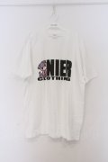 NieR Clothing / プリントTシャツ XL ホワイト×ちゃむちゃむ O-26-03-13-032-PU-TS-OW-OS