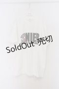 NieR Clothing / プリントTシャツ XL ホワイト×ちゃむちゃむ O-26-03-13-032-PU-TS-OW-OS