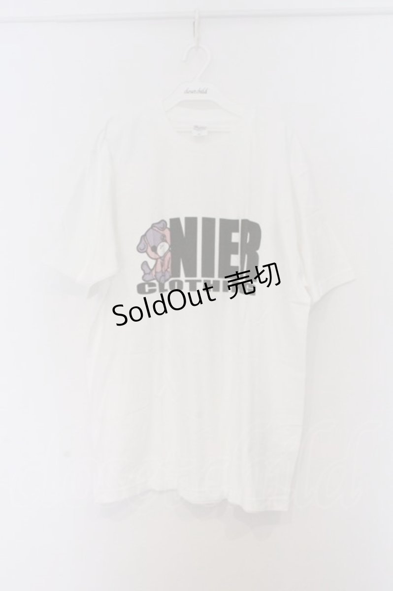 画像1: NieR Clothing / プリントTシャツ XL ホワイト×ちゃむちゃむ O-26-03-13-032-PU-TS-OW-OS (1)