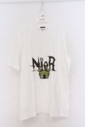 NieR Clothing / プリントTシャツ XL ホワイト×ブル君 O-26-03-13-033-PU-TS-OW-OS