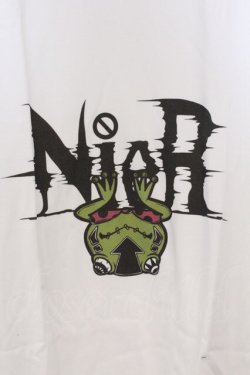 画像2: NieR Clothing / プリントTシャツ XL ホワイト×ブル君 O-26-03-13-033-PU-TS-OW-OS