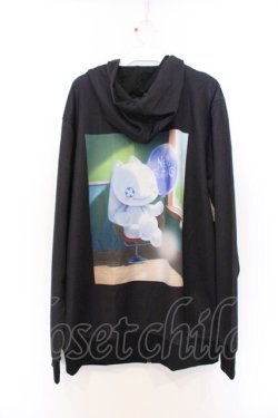 画像3: NieR Clothing / 転写ZIPパーカー F ブラック×NieRちゃんバックプリント O-26-03-13-035-PU-TO-OW-OS