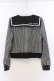 画像3: NieR Clothing / ダイヤ柄セーラーカーディガン F ブラック O-26-03-13-037-PU-TO-OW-OS (3)