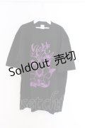 NieR Clothing / プリントTシャツ XL ブラック×九尾 O-26-03-13-038-PU-TS-OW-OS