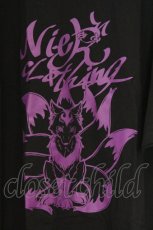 画像2: NieR Clothing / プリントTシャツ XL ブラック×九尾 O-26-03-13-038-PU-TS-OW-OS (2)